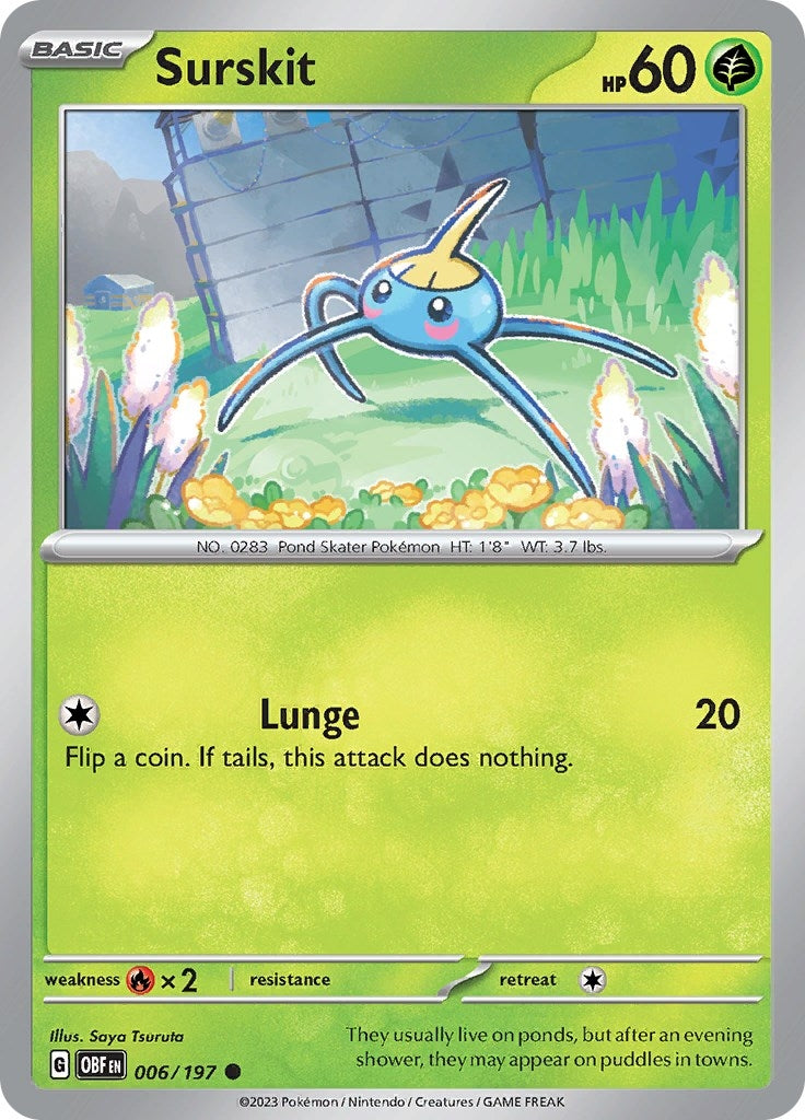 Image for Surskit (006/197) - Pokemon