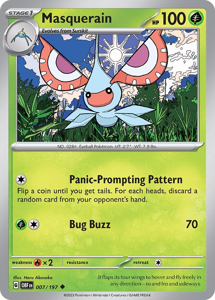 Image for Masquerain (007/197) - Pokemon
