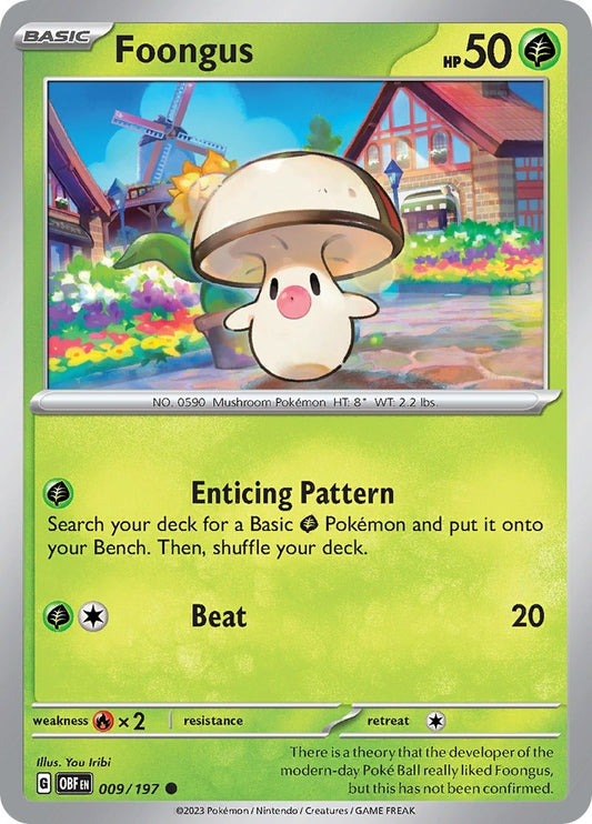 Image for Foongus (009/197) - Pokemon