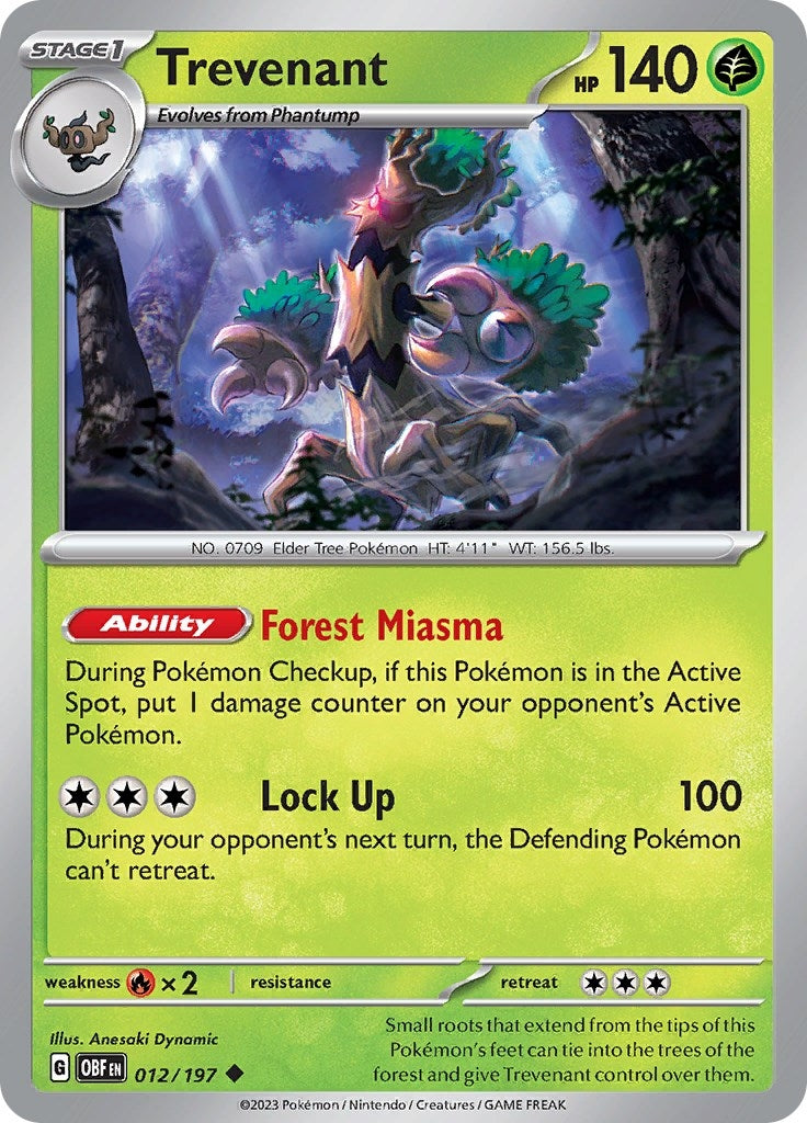 Image for Trevenant (012/197) - Pokemon
