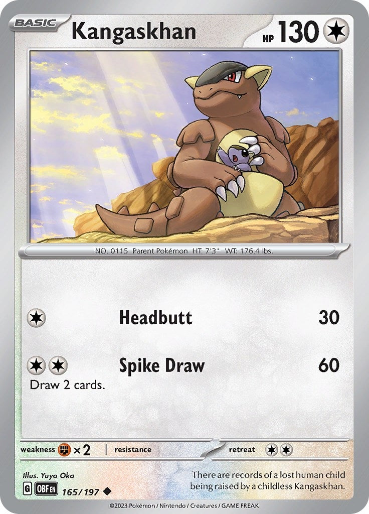 Image for Kangaskhan (165/197) - Pokemon