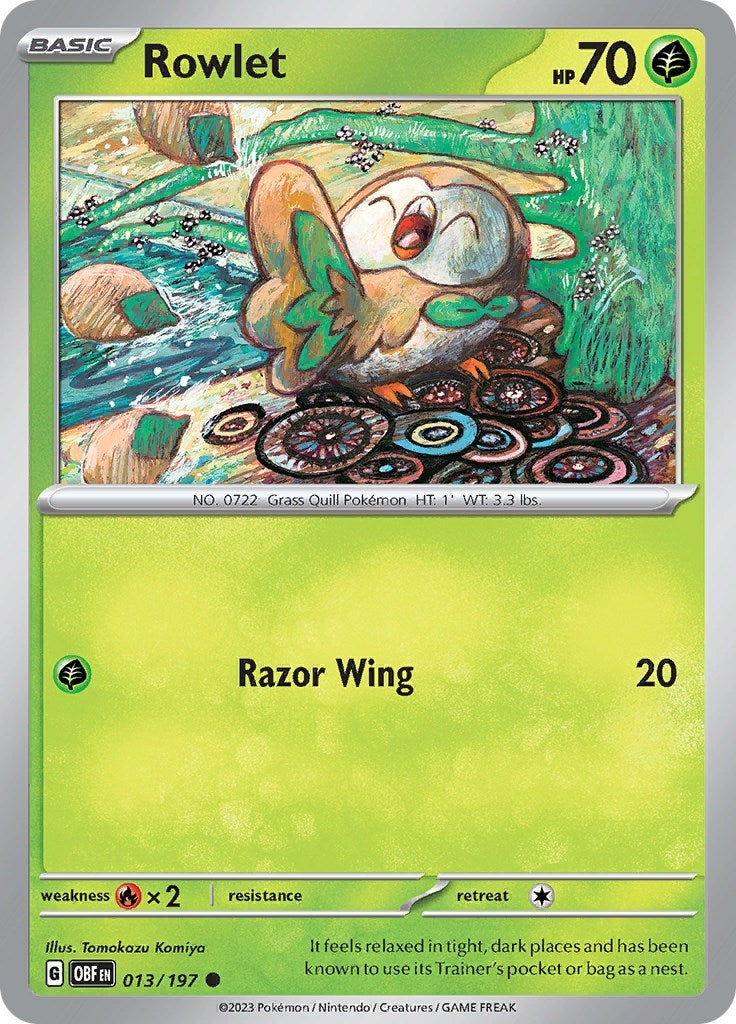 Image for Rowlet (013/197) - Pokemon