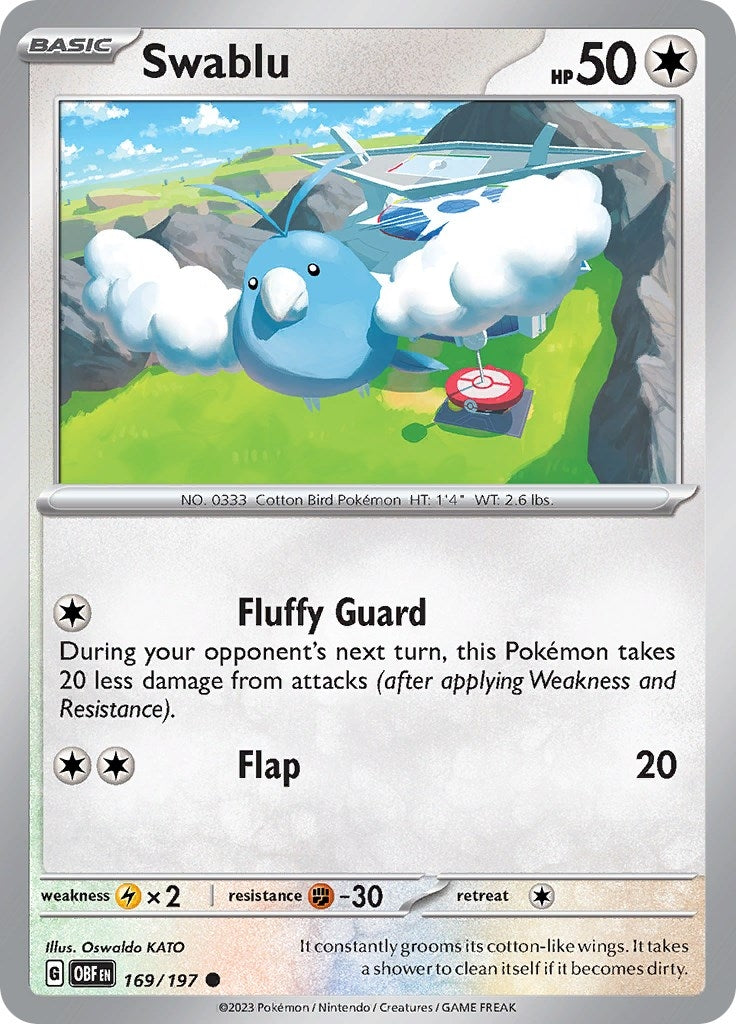 Image for Swablu (169/197) - Pokemon