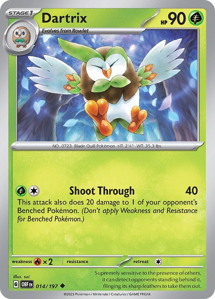 Image for Dartrix (014/197) - Pokemon