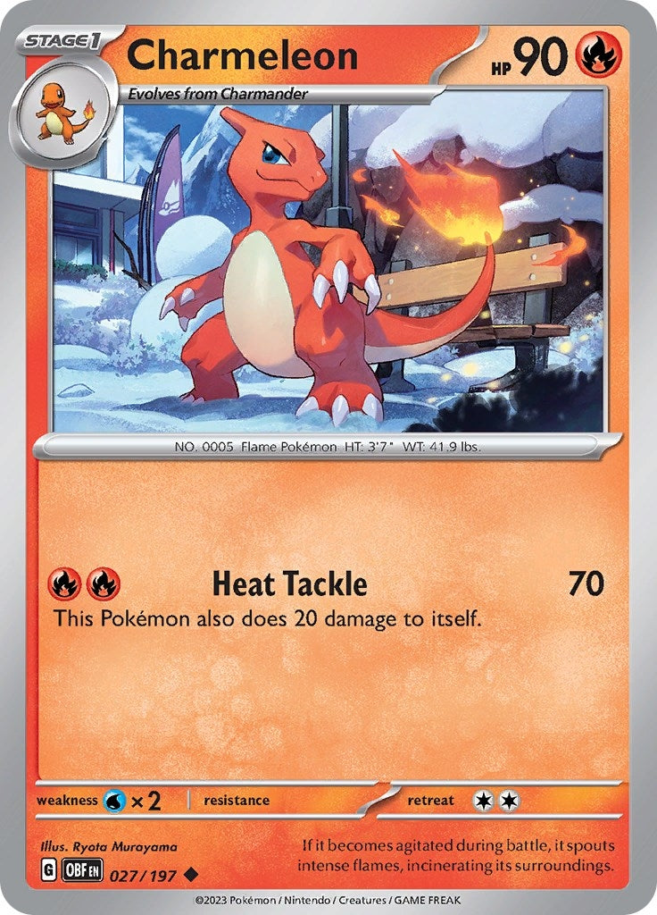 Image for Charmeleon (027/197) - Pokemon