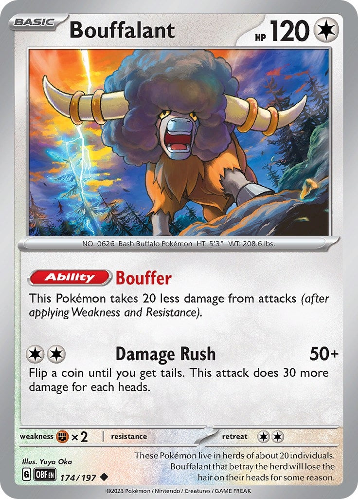 Image for Bouffalant (174/197) - Pokemon