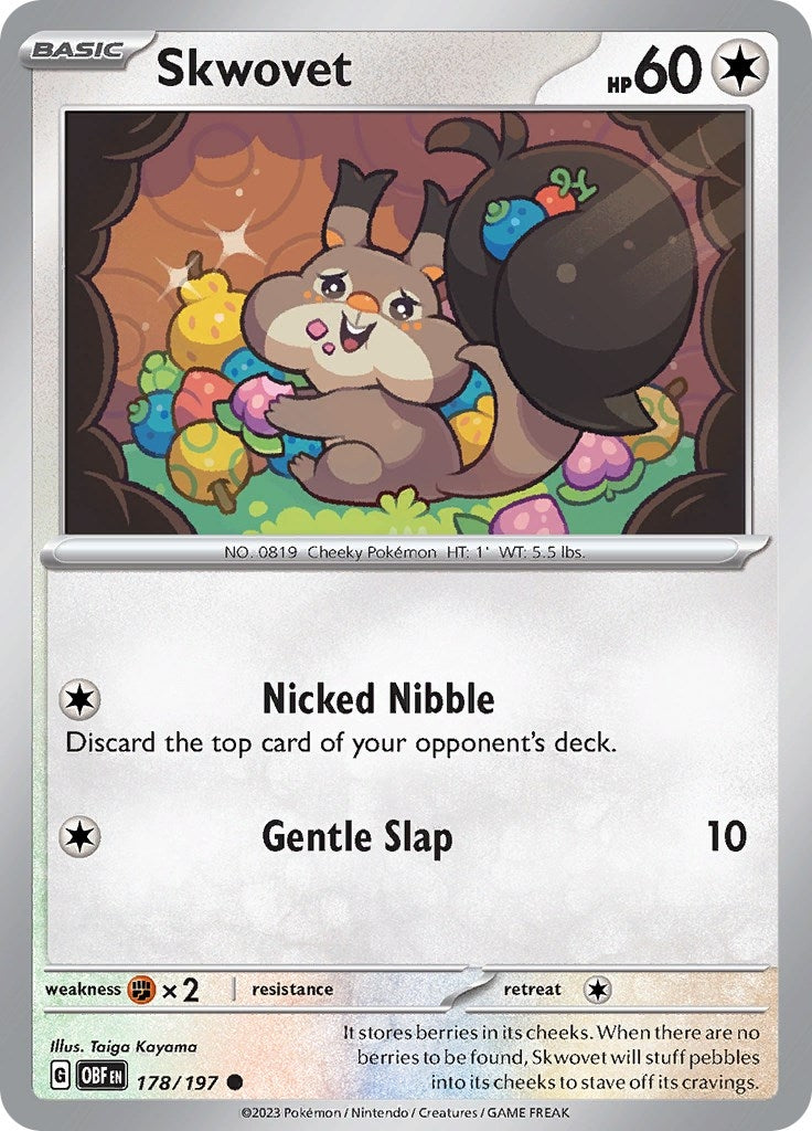 Image for Skwovet (178/197) - Pokemon