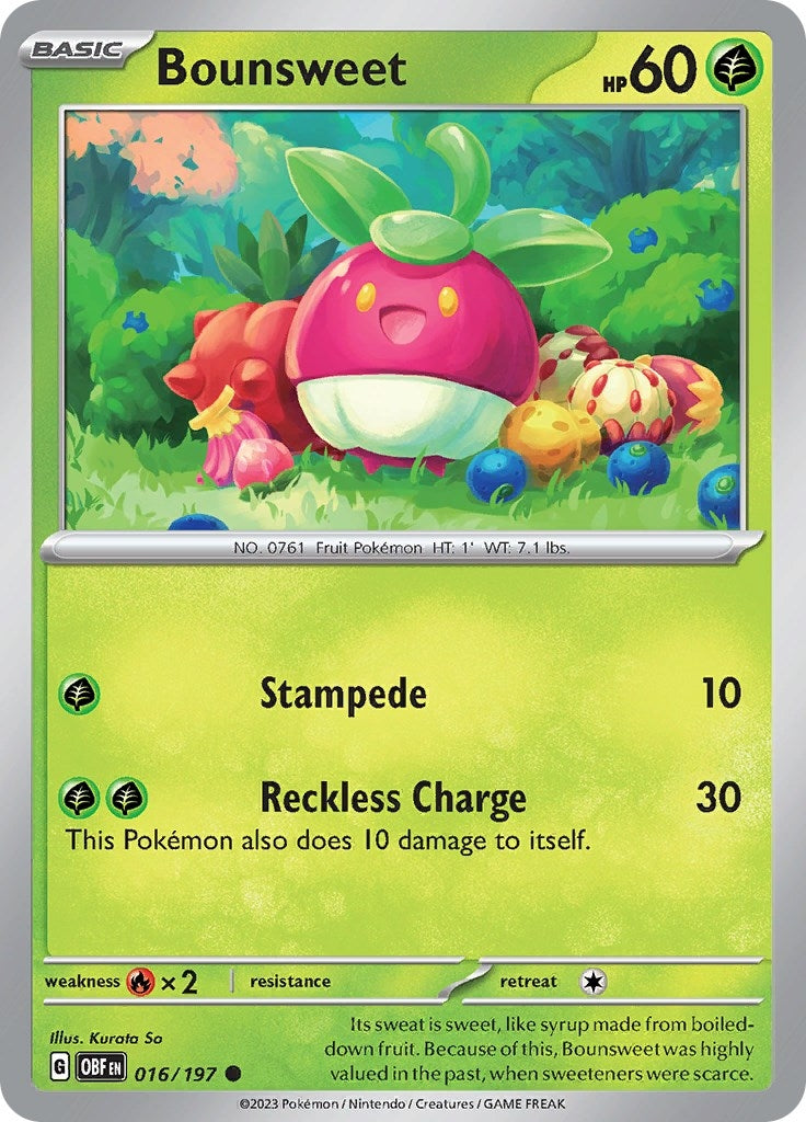 Image for Bounsweet (016/197) - Pokemon