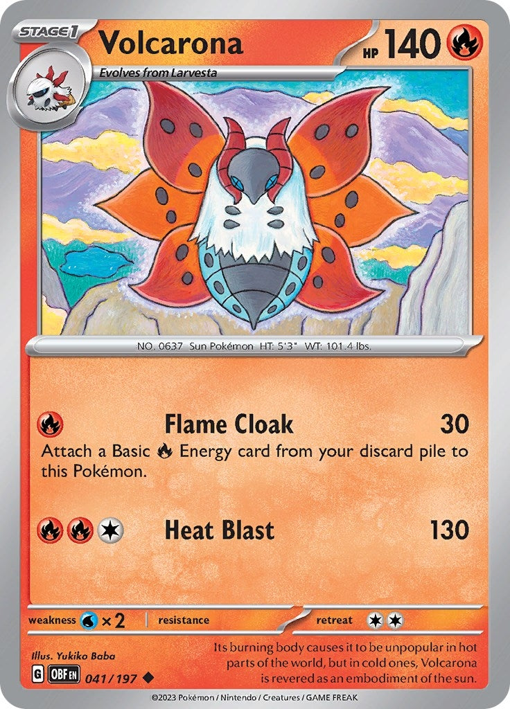 Image for Volcarona (041/197) - Pokemon