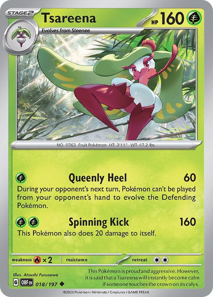 Image for Tsareena (018/197) - Pokemon