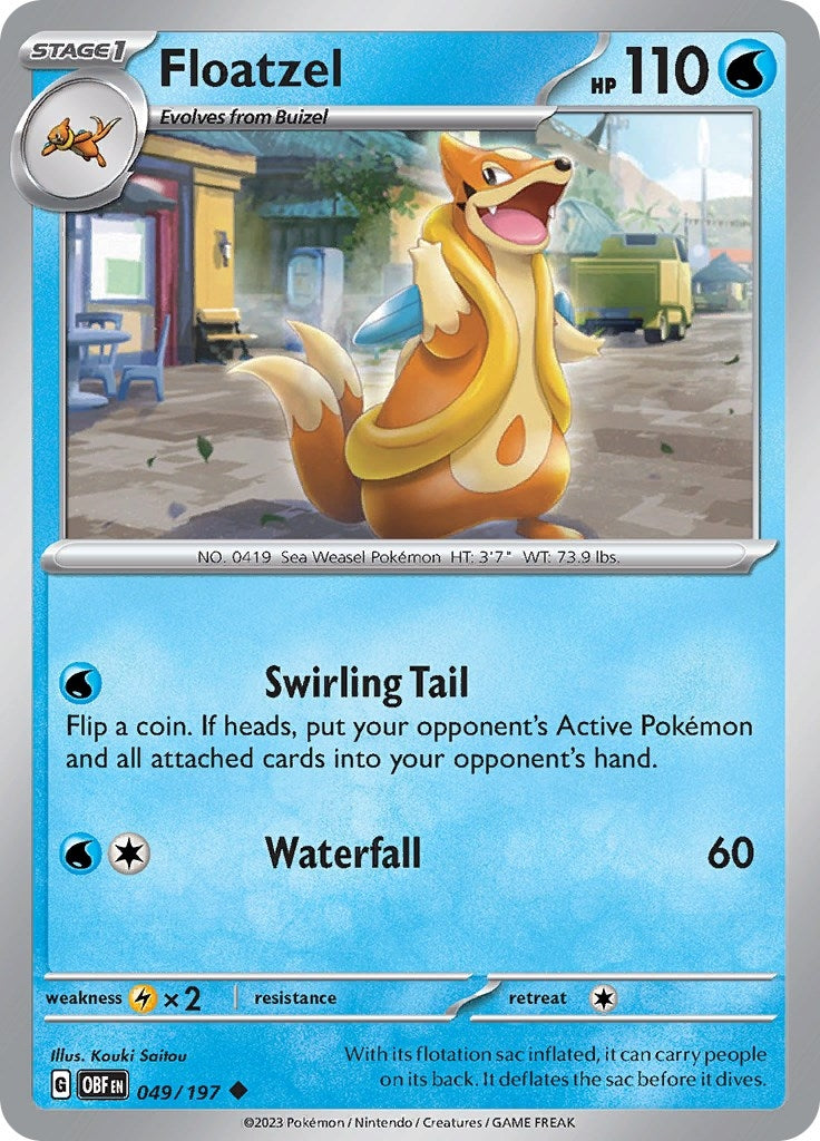 Image for Floatzel (049/197) - Pokemon