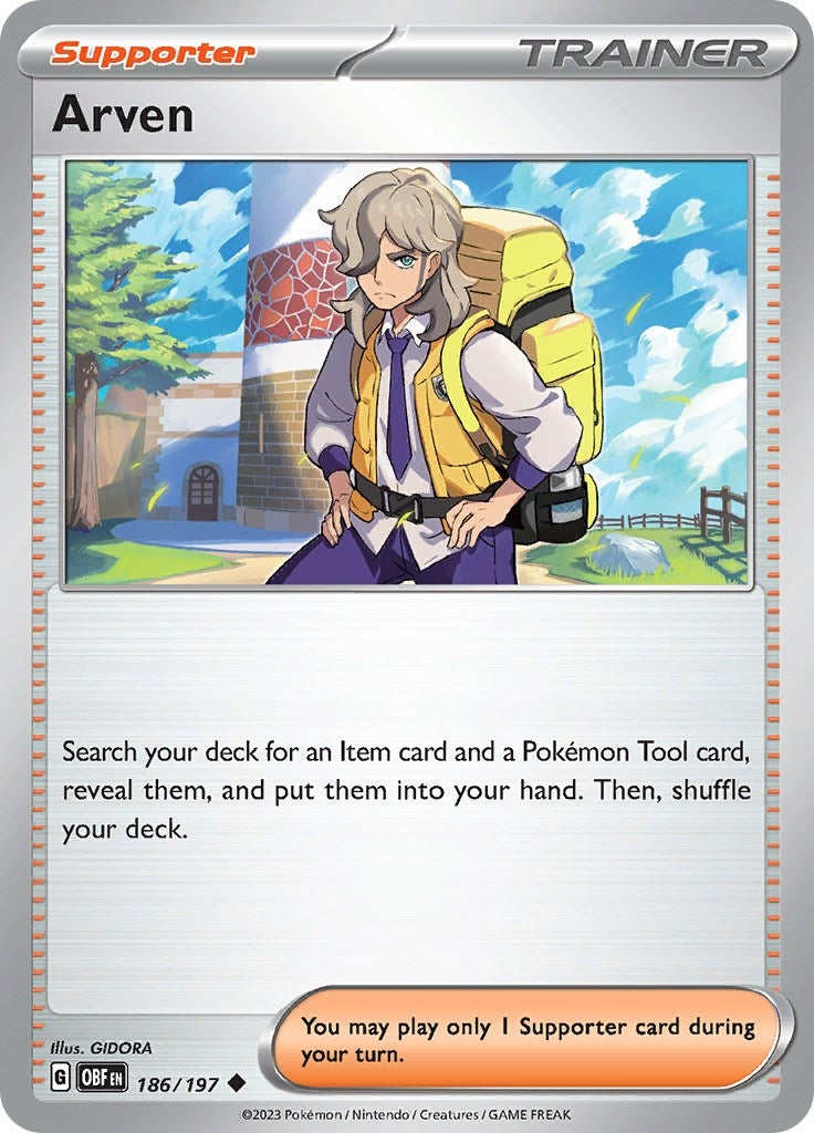 Image for Arven (186/197) - Pokemon
