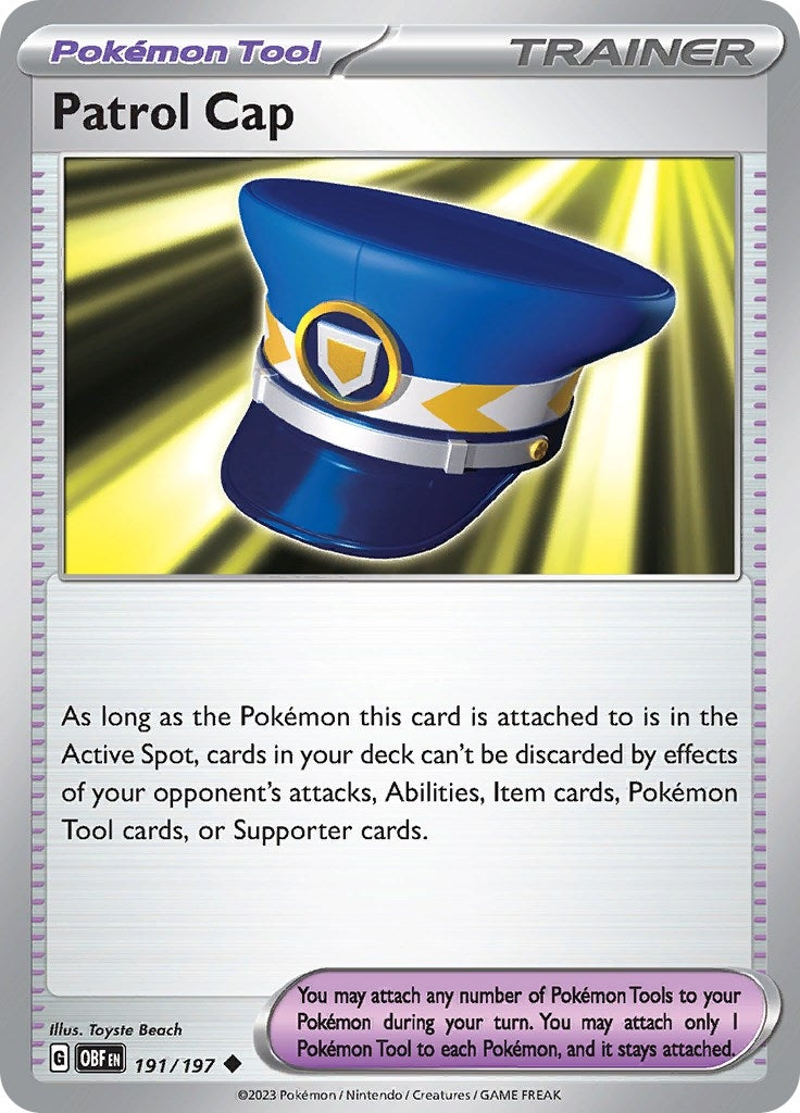 Image for Patrol Cap (191/197) - Pokemon