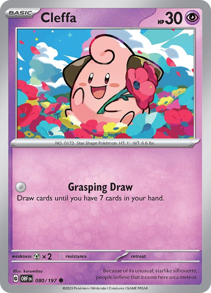 Image for Cleffa (080/197) - Pokemon