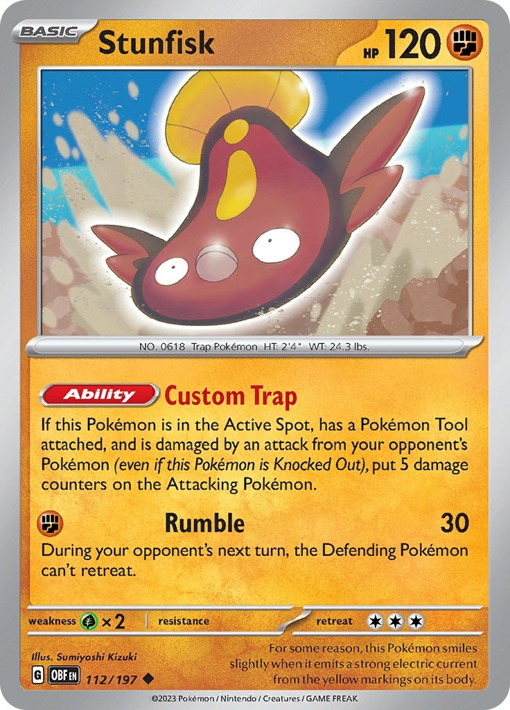 Image for Stunfisk (112/197) - Pokemon