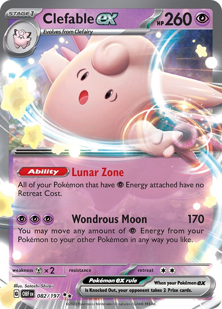 Image for Clefable ex (082/197) - Pokemon