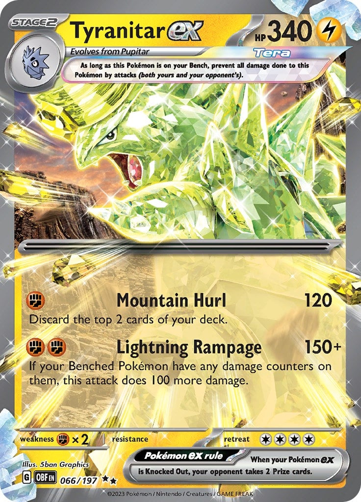 Image for Tyranitar ex (066/197) - Pokemon