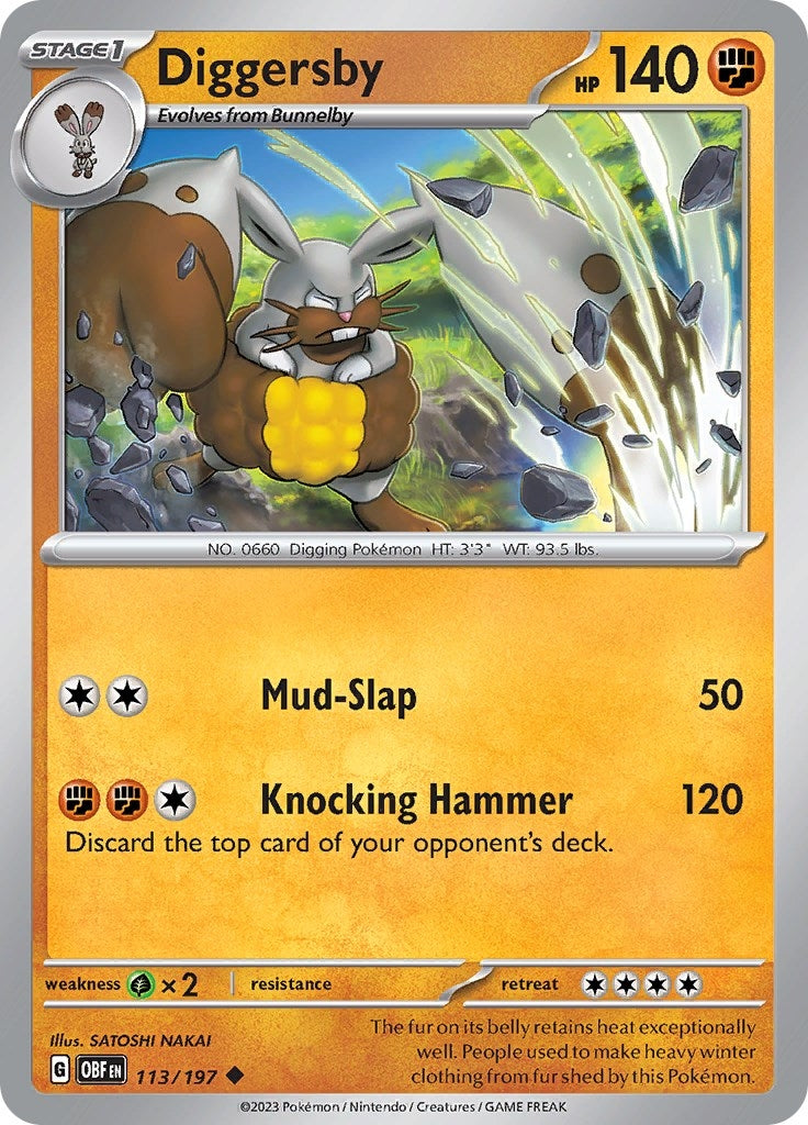 Image for Diggersby (113/197) - Pokemon