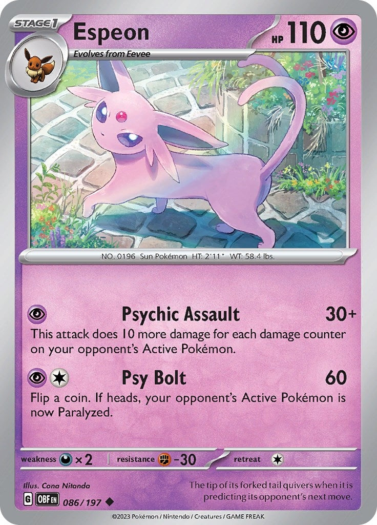Image for Espeon (086/197) - Pokemon