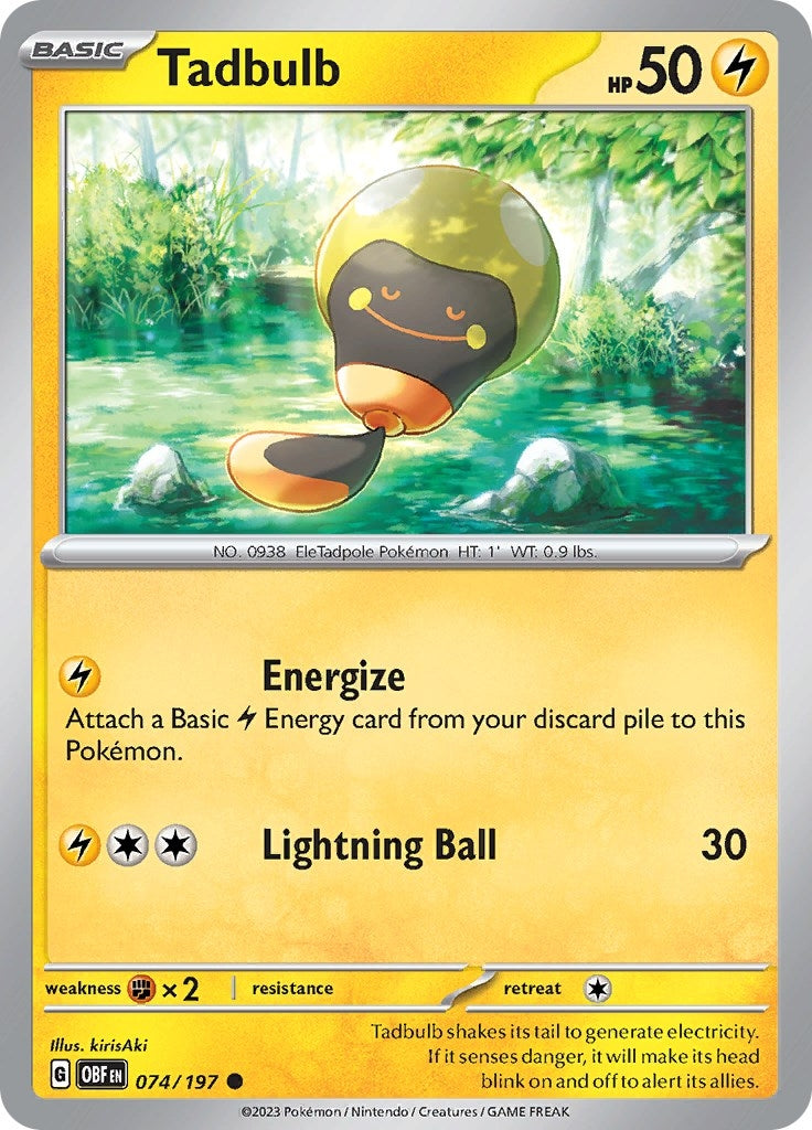 Image for Tadbulb 074/197 (074/197) - Pokemon