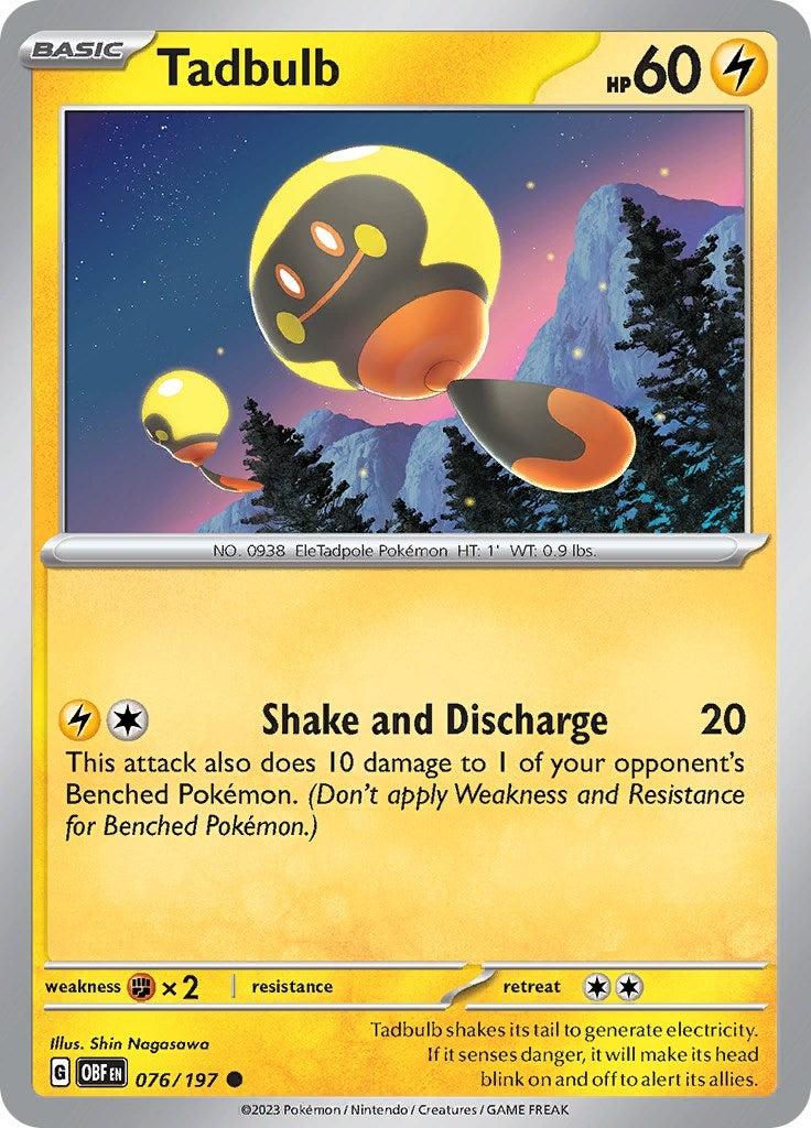 Image for Tadbulb 076/197 (076/197) - Pokemon
