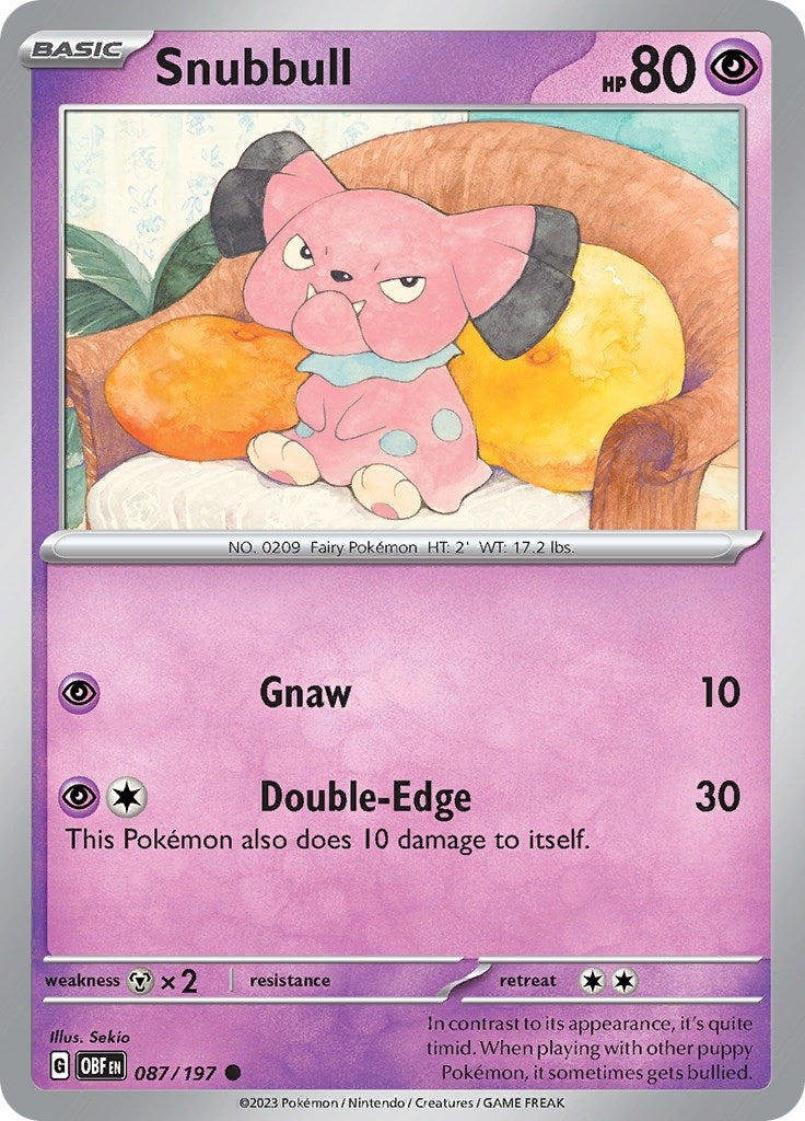 Image for Snubbull (087/197) - Pokemon
