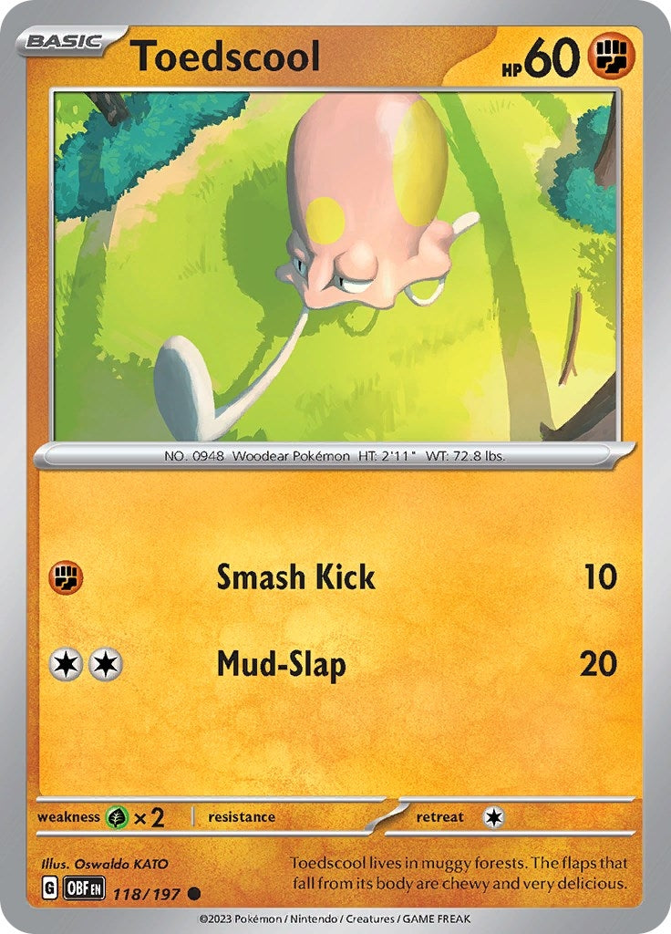 Image for Toedscool (118/197) - Pokemon