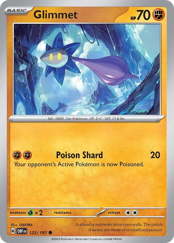 Image for Glimmet (122/197) - Pokemon
