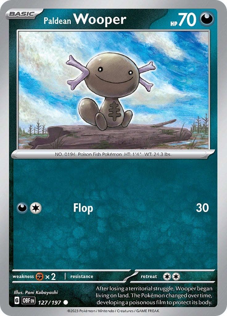 Image for Paldean Wooper (127/197) - Pokemon