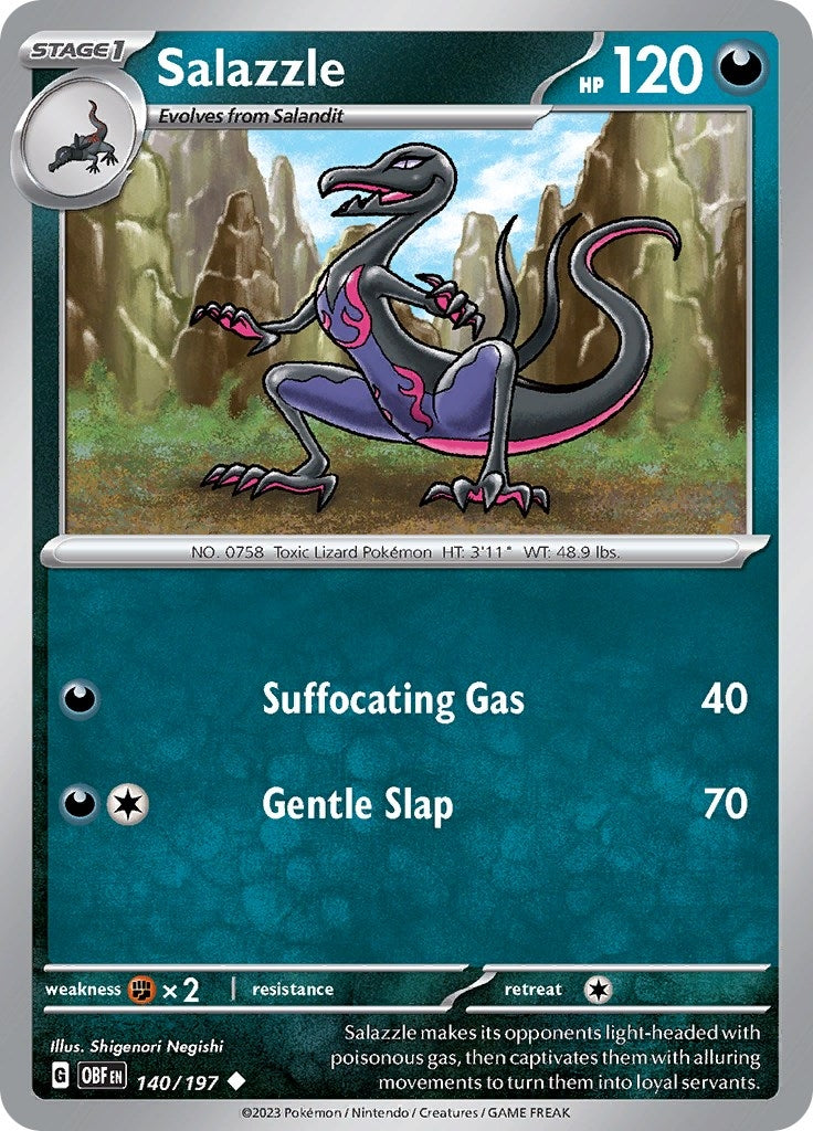 Image for Salazzle (140/197) - Pokemon