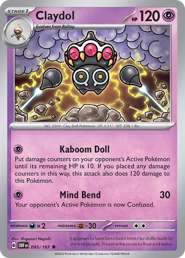 Image for Claydol (095/197) - Pokemon