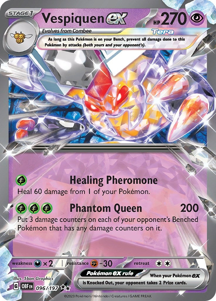 Image for Vespiquen ex (096/197) - Pokemon
