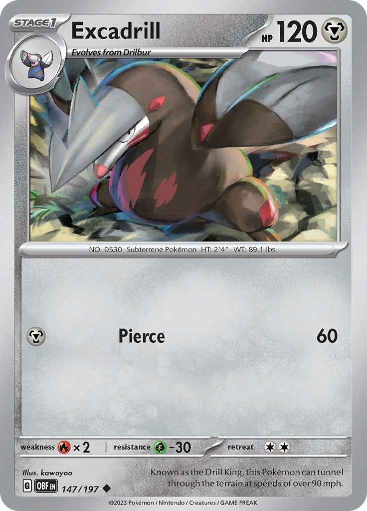 Image for Excadrill (147/197) - Pokemon