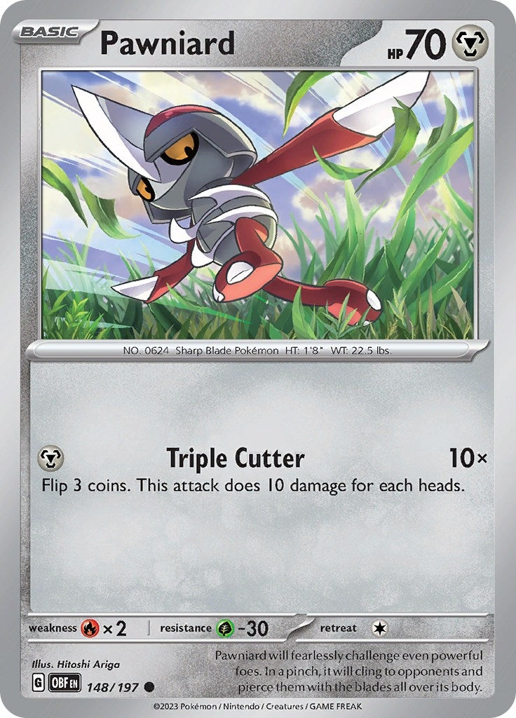 Image for Pawniard (148/197) - Pokemon