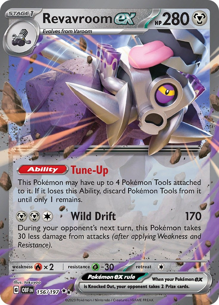 Image for Revavroom ex (156/197) - Pokemon