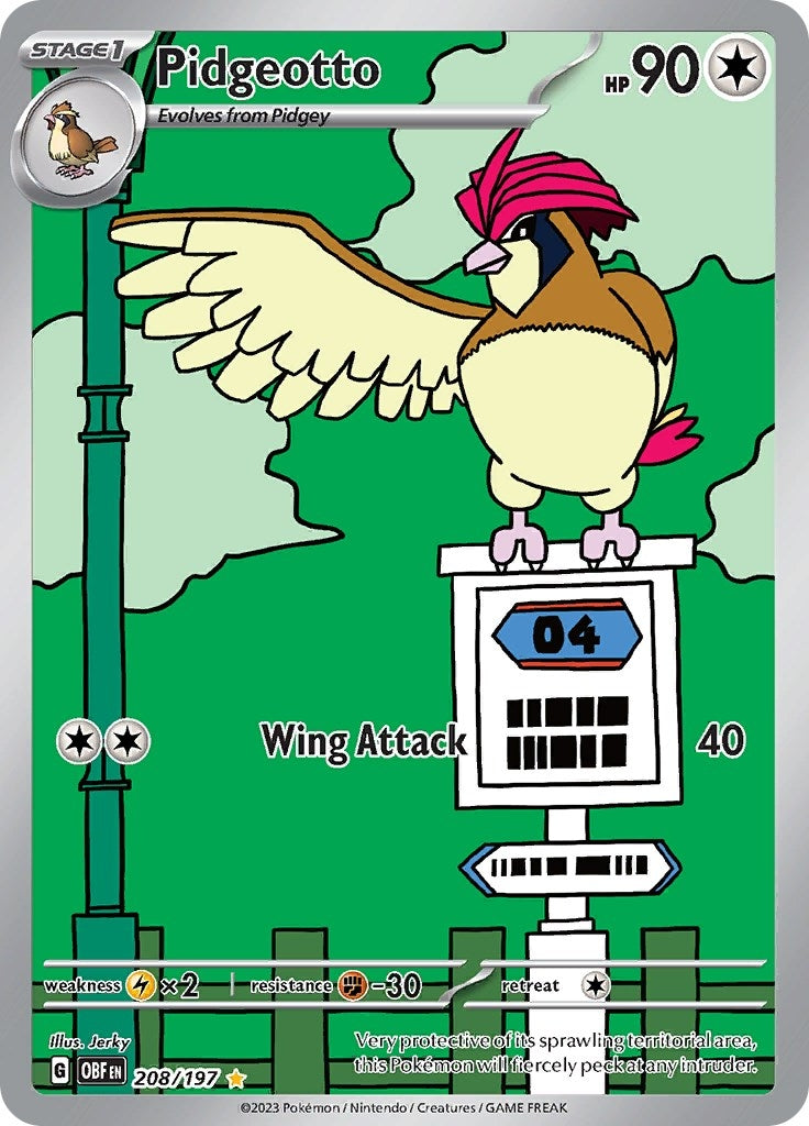 Image for Pidgeotto (208/197) - Pokemon