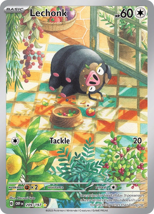 Image for Lechonk (209/197) - Pokemon
