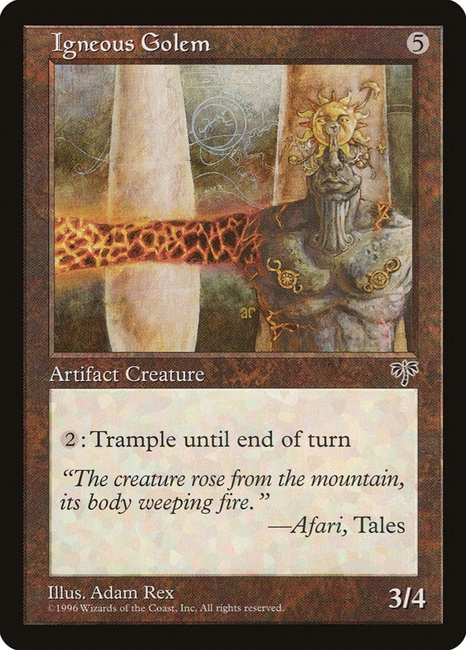 Image for Igneous Golem - Magic: The Gathering