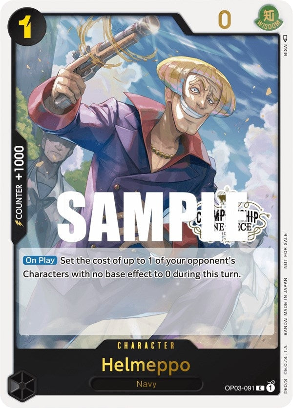 Image for Helmeppo (Store Championship Participation Pack Vol. 2) (OP03-091) - One Piece Card Game