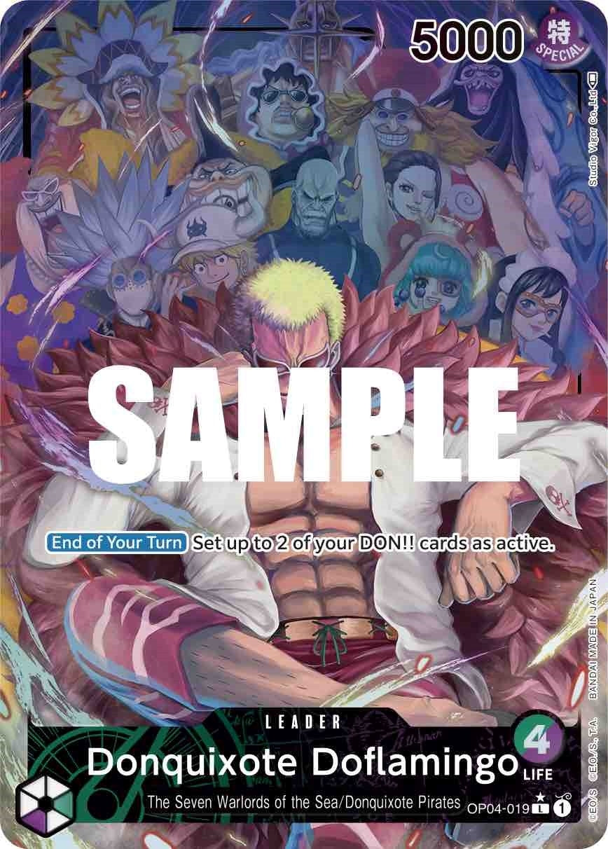 Image for Donquixote Doflamingo (019) (Alternate Art) (OP04-019) - One Piece Card Game