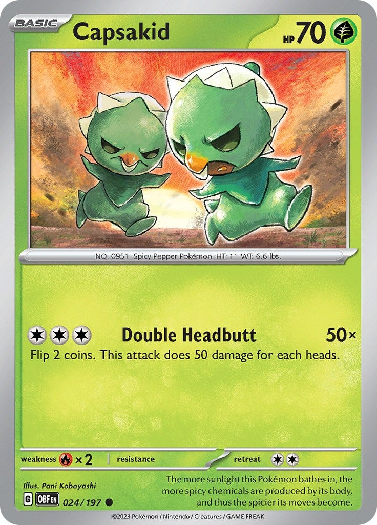 Image for Capsakid (024/197) - Pokemon