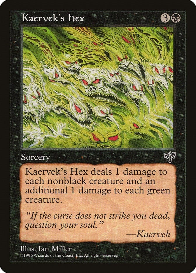 Image for Kaervek's Hex - Magic: The Gathering