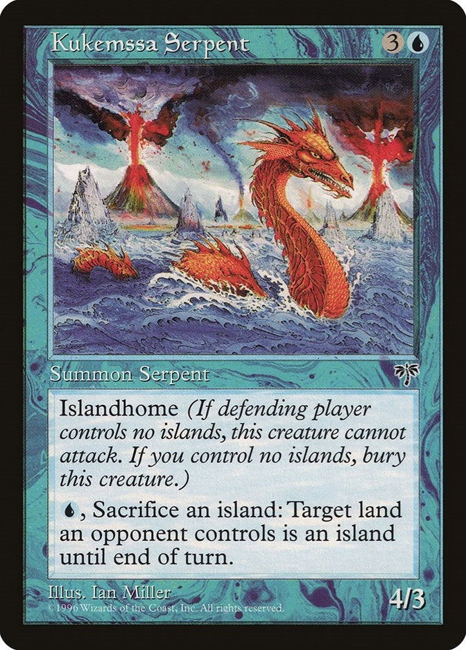 Image for Kukemssa Serpent - Magic: The Gathering
