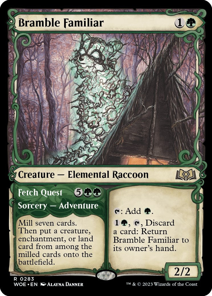 Image for Bramble Familiar (Showcase) (283) - Magic: The Gathering