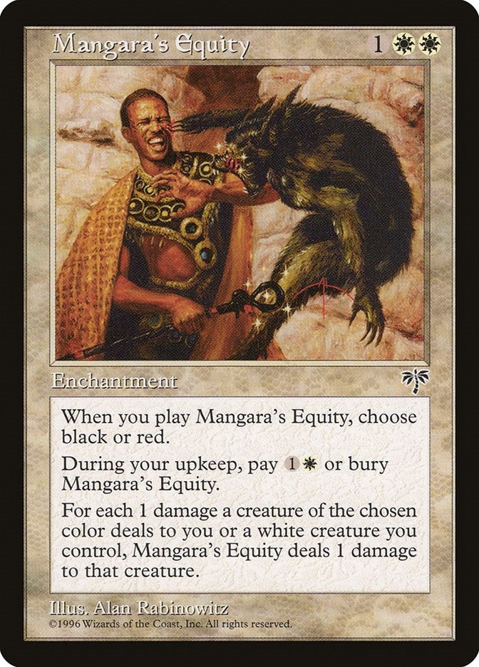 Image for Mangara's Equity - Magic: The Gathering