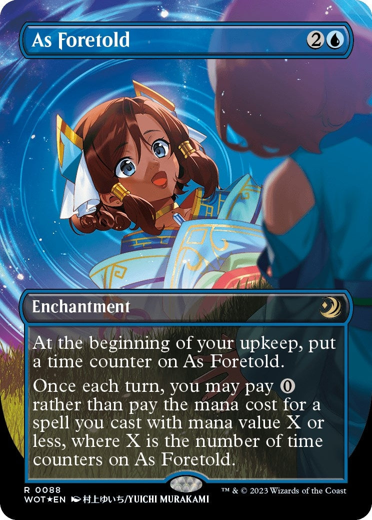Image for As Foretold (Anime Borderless) (Confetti Foil) (88) - Magic: The Gathering