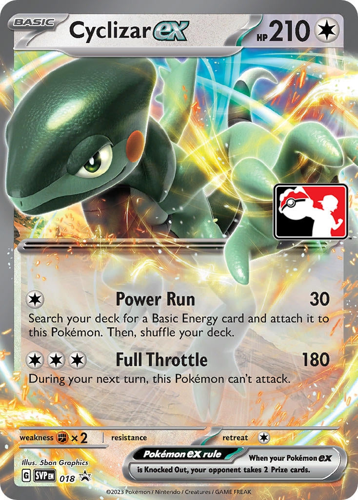 Image for Cyclizar ex (018) - Pokemon