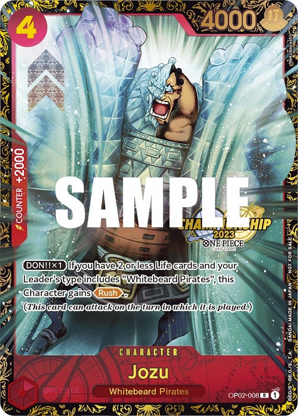 Image for Jozu (Championship 2023) (OP02-008) - One Piece Card Game