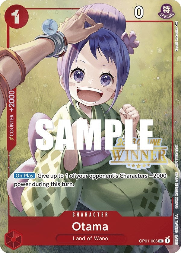 Image for Otama (Online Regional 2023) [Winner] (OP01-006) - One Piece Card Game