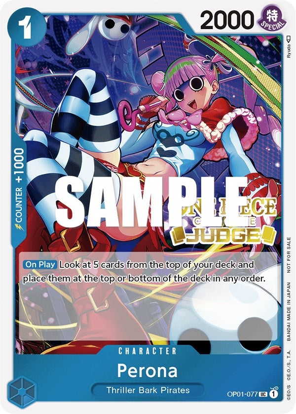 Image for Perona (Judge Pack Vol. 2) (OP01-077) - One Piece Card Game